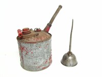 VINTAGE GASOLINE CAN & OIL CAN