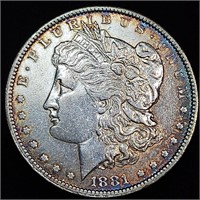 1881 Morgan Dollar - Rim Toned Morgan