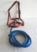 Horse halter w/ lead rope