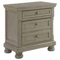 Ashley B733 Lettner Gray Drawer Nightstand