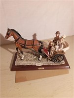 Real Nice "Horse & Carriage Figure" w/people