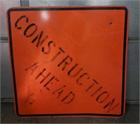"Construction Ahead" Sign