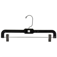 Mainetti -  Black Plastic Hangers 7pk