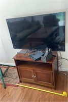 Samsung 48 inch TV , DVD player, and TV Stand