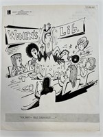 E. Arthur Harris Original Cartoon