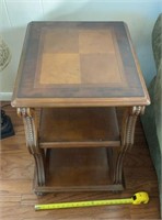 Solid Wood End Table 19 x 28 x 26 inches