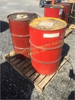 (2) 55 GALLON DRUMS OF HYDRAULIC OIL