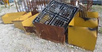 Various steel boxes