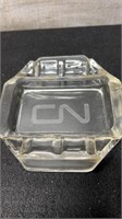 Vintage CN Glass Ashtray