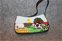 FARM SCENE NOVELTY PURSE