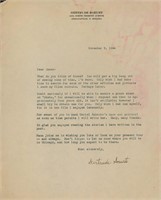 Gertrude Soeurt signed letter
