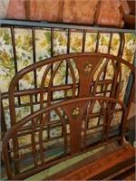 Vintage iron bed frame