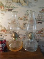 Pair of Oil Lamps