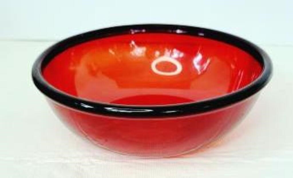 Arcoroc  Rudy Red Glass Bowl