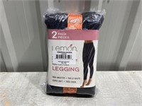Womens 2 PAck Fleece Lined Leggings XXL