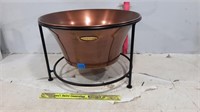 Smith & Hawhins Copper Beverage Table Top Cooler /