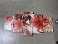 Canvas Lilies Home Wall Art, 5pc