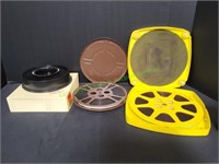 (2) Vintage Reels & Kodak Universal Slide Tray