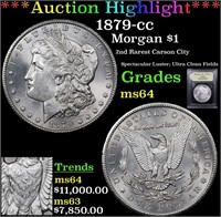 *Highlight* 1879-cc Morgan $1 Graded Choice Unc