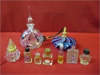 Perfume Bottles Various Sizes & Styles