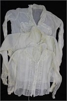 Antique Edwardian Organdy Blouses