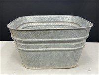 Galvanized Aluminum Washtub