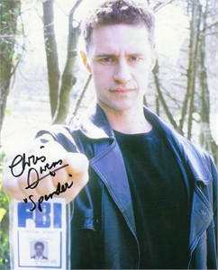 X Files Chris Owens signed photo