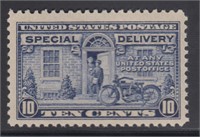 US Stamps #E12a Mint NH, light natural gum bend,