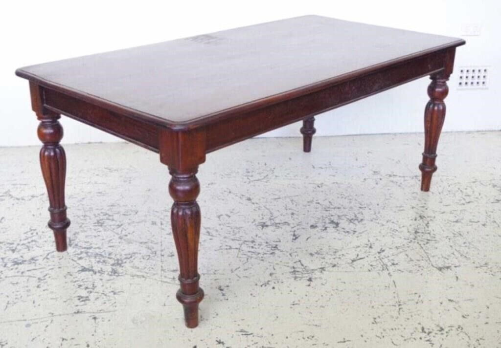 Mahogany dining table