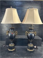 2 DECORATOR RAMS HEAD LAMPS