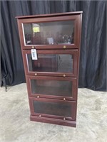 CHERRY FINISH LAWYER BOOKCASE