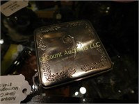 antique Sterling Silver compact,