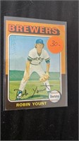 1975 Topps Robin Yount Brewers