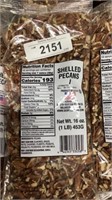 1 - shelled pecans 1 pound