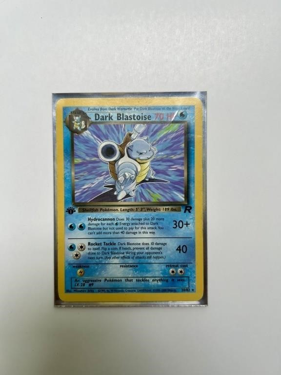 Pokemon TCG Team Rocket  Dark Blastoise 20/82