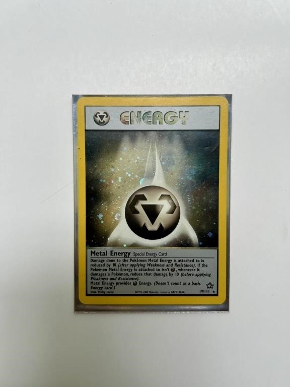 Metal Energy 19/111 Neo Genesis Holo Rare Pokemon