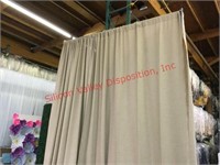Pipe end style Drapes