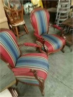 Pair of French Victorian ocational armchairs