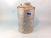 Galvanized gas can