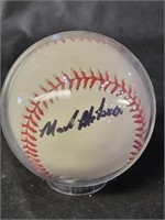 Mark McLemore Signed Ball