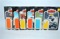 6 Star Wars Empire Strikes Back Toy Backing Cards