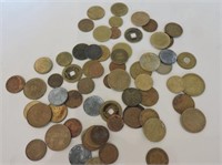 Aprox. 60 Foreign Coins