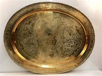 LARGE Brass Tray