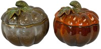 Pumpkin Shaped Candy Dishes