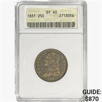 1831 Capped Bust Quarter ANACS EF40