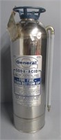 General soda acid fire extinguisher. Measures: