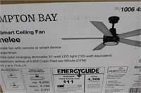 HAMPTON BAY 54" SMART CEILING FAN (FANELEE)