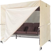 Outdoor Swing Cover  80x59x72 in  Beige