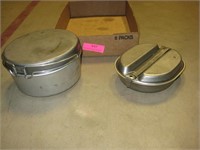 2 Military Mess Kits 1965 & 1969 Case Only