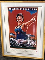 ROLLING STONES LTD EDITION numbered LITHOGRAPH